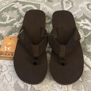 Cobian Lazo Brown Size 13‎ Mens Flip Flop Sandals